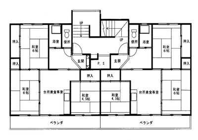子安森宿舎間取り図
