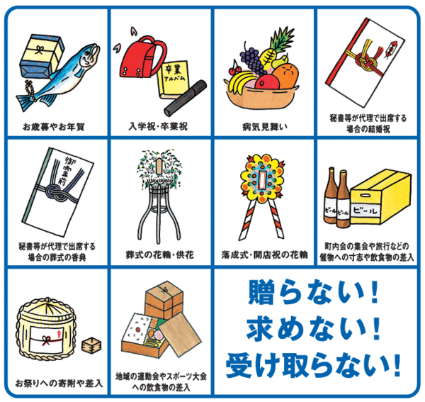贈らない。求めない。受け取らない。