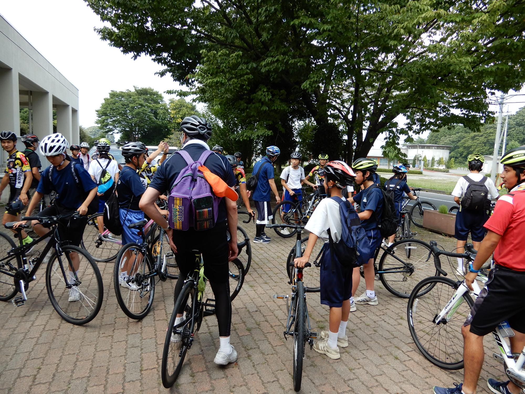 平成30年度のメインの活動は、那須町が主催してのサイクリングでした。