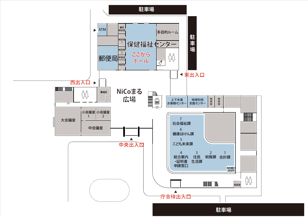 R8健診会場図